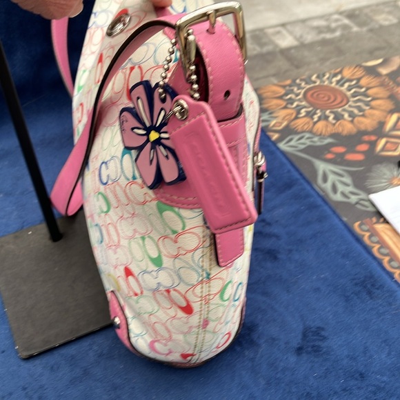 Coach F16481 Chelsea multi-color pink pastel monogram crossbody - Picture 4 of 14